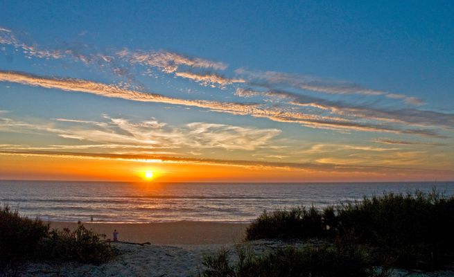 Un dernier coucher de soleil estival pour cette année