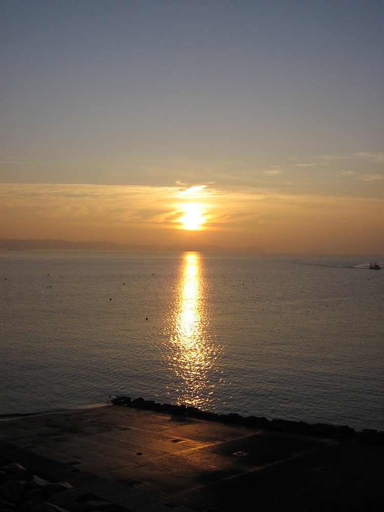 un dernier petit coucher de soleil pour la collec