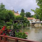 Un des bras de la Charente à Civray (Vienne)