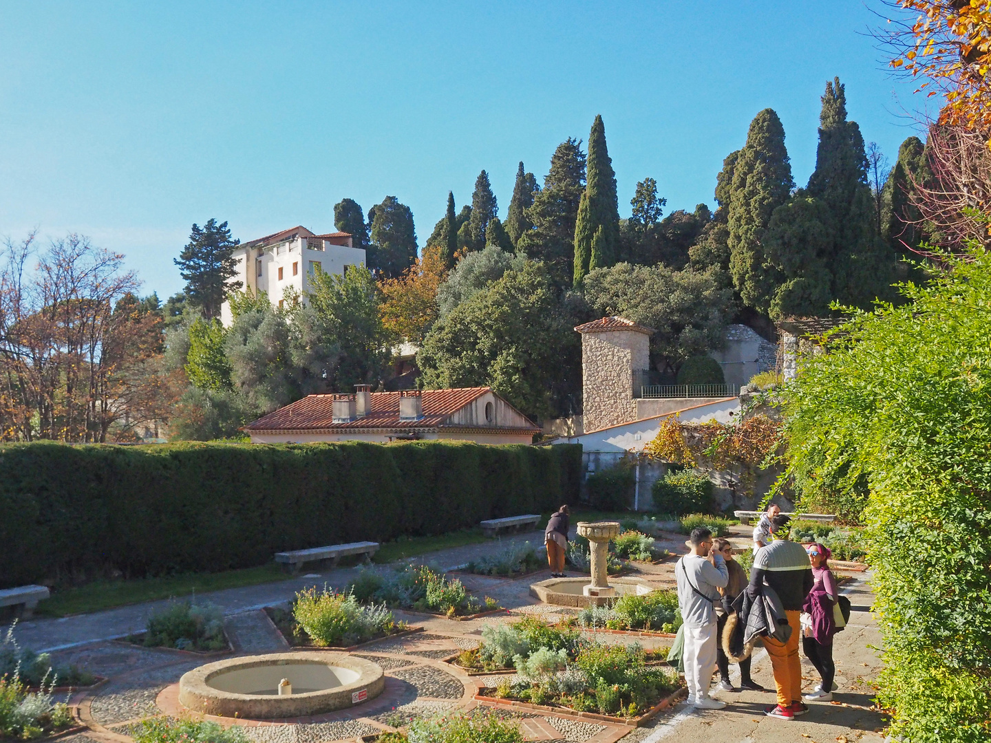 Un des jardins du Monastère de Cimiez