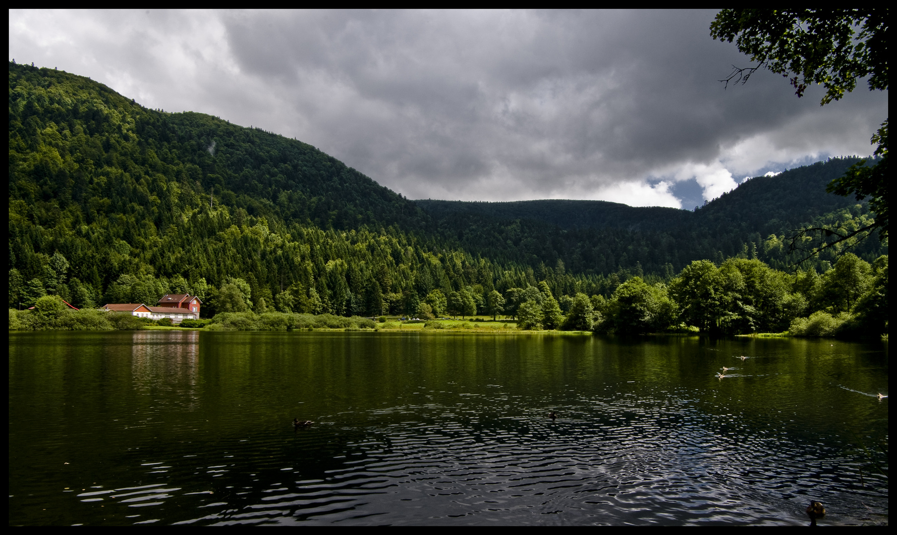 un des nombreux lac des vosges :D