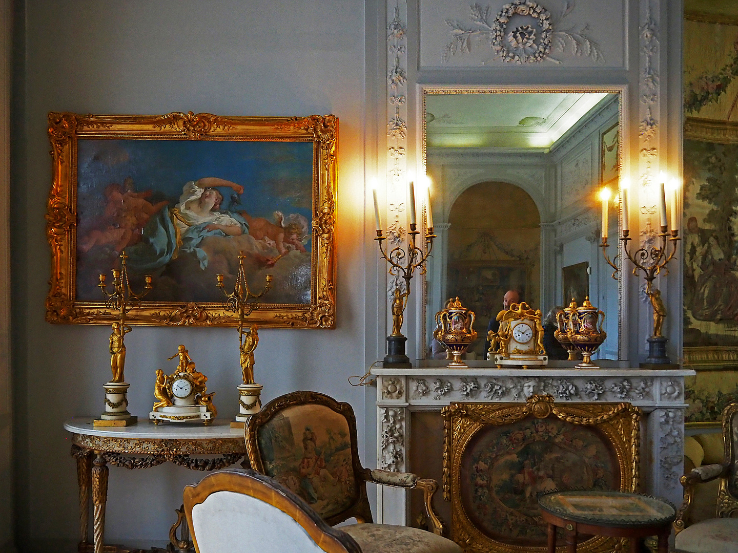 Un des salons de la Villa Ephrussi Rothschild