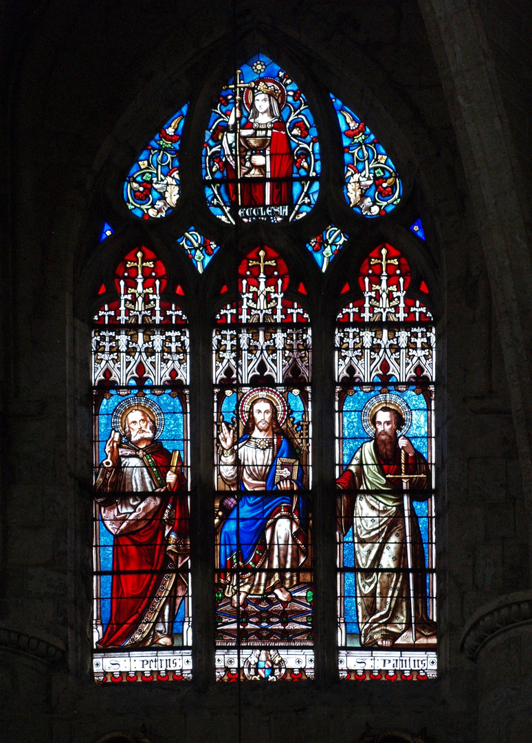 Un des vitraux de la Cathédrale de Lectoure