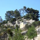 Un endroit escarpé du village de Minerve, Aude