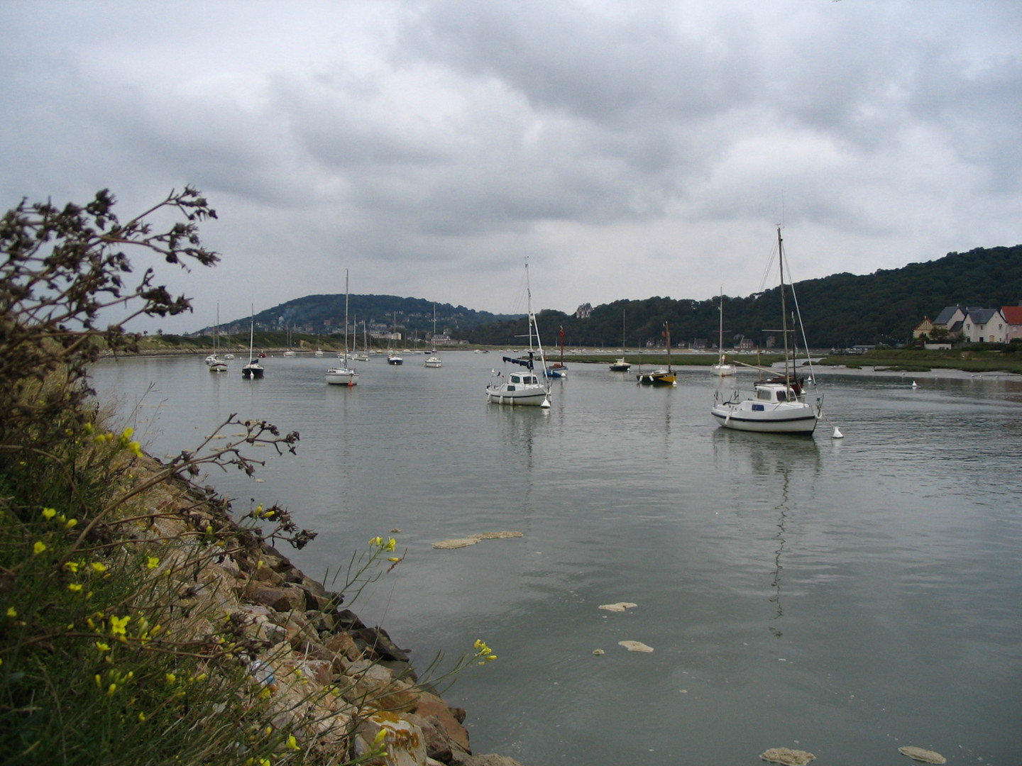 Un estuaire sur la côte normande