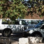 UN-Fahrzeuge syrische/israelische Grenze