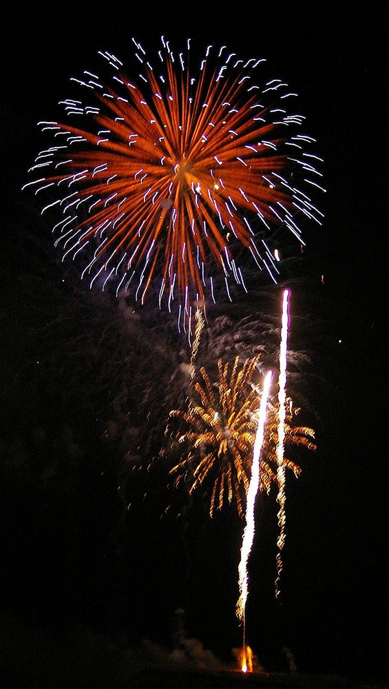 un feu d'artifice époustoufflant