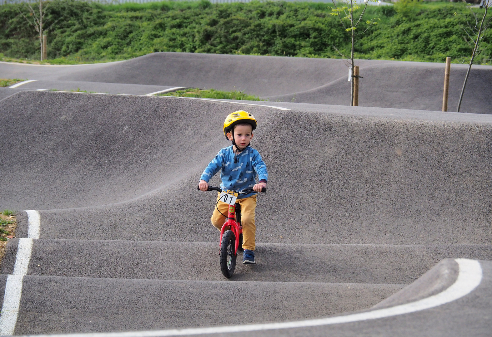 Un futur champion de pumptrack