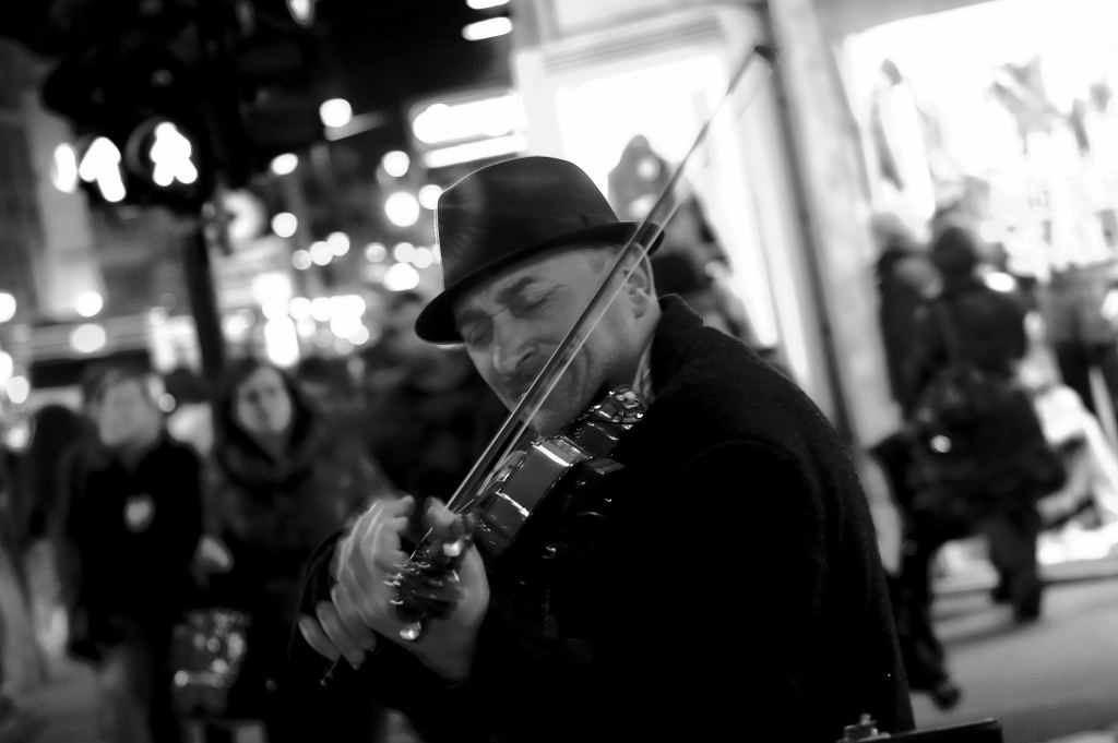 Un giorno un violinista a Roma...