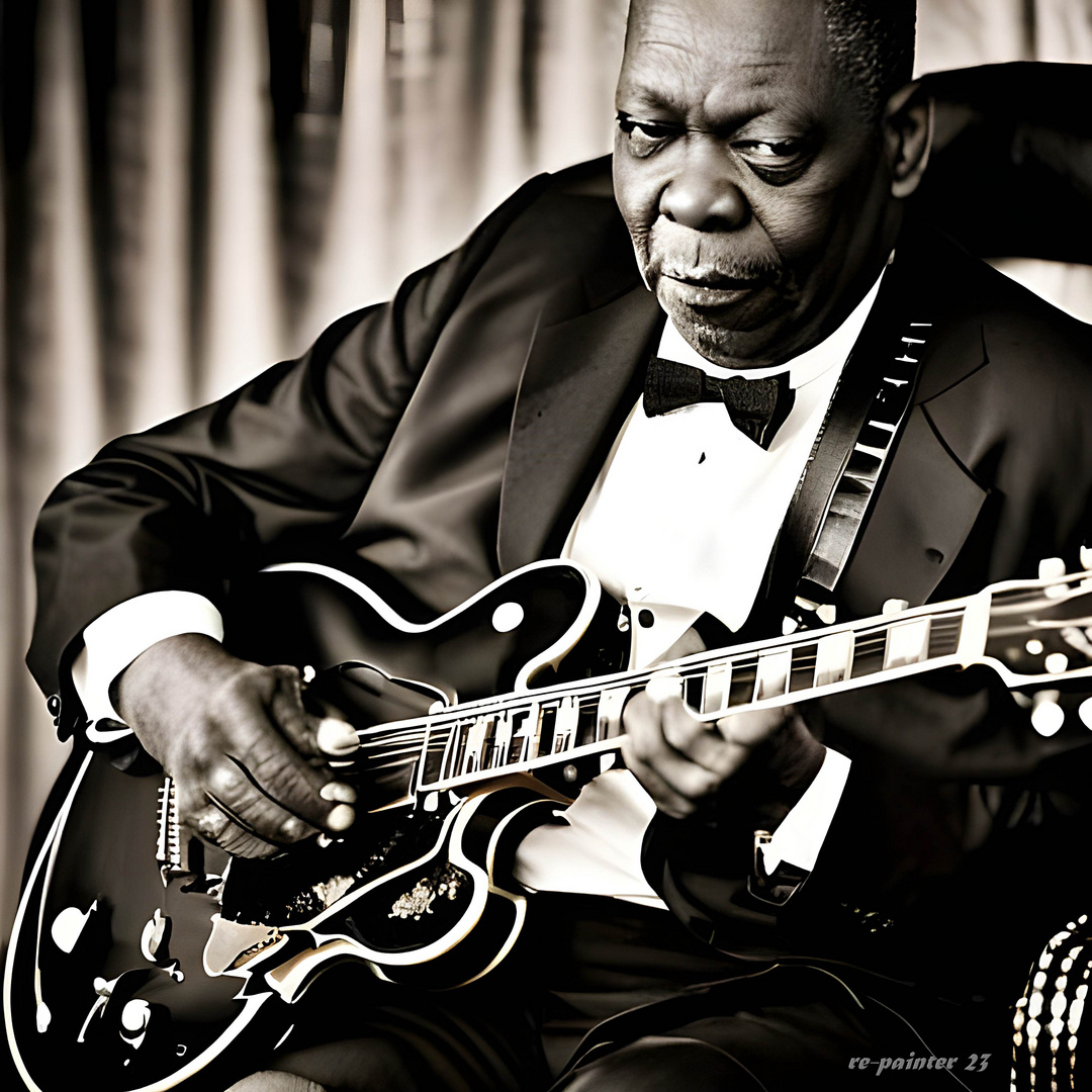 Un hommage à B.B. King. Every day I have the blues