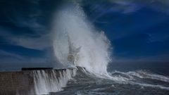 Un homme à la mer