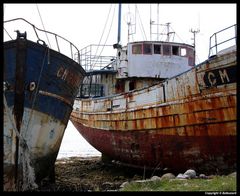 " Un jour gris sur les épaves de Camaret " et non pas les filles de Camaret