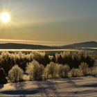 Un lever de soleil un matin froid