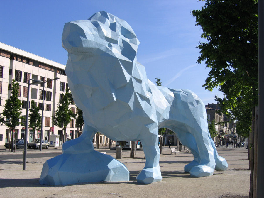 Un lion à Bordeaux