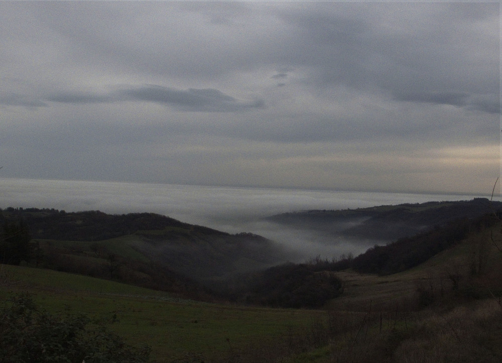 un mare di nebbia