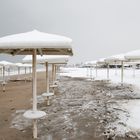 un mare di neve a Porto S' Elpidio