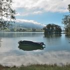 Un matin, au bord du lac de Gruyères ...