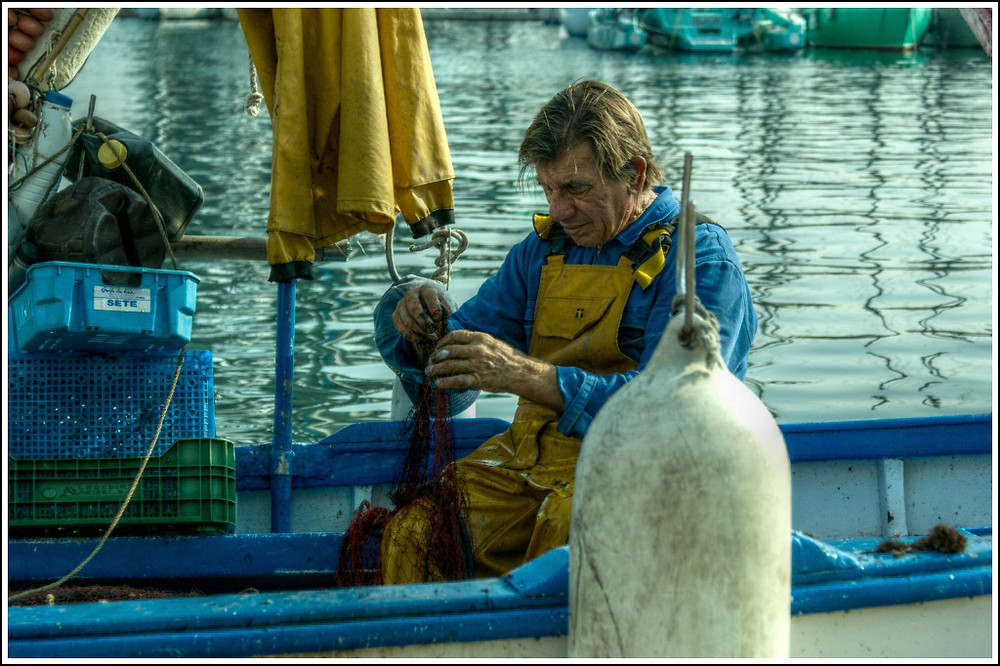 Un matin au port,