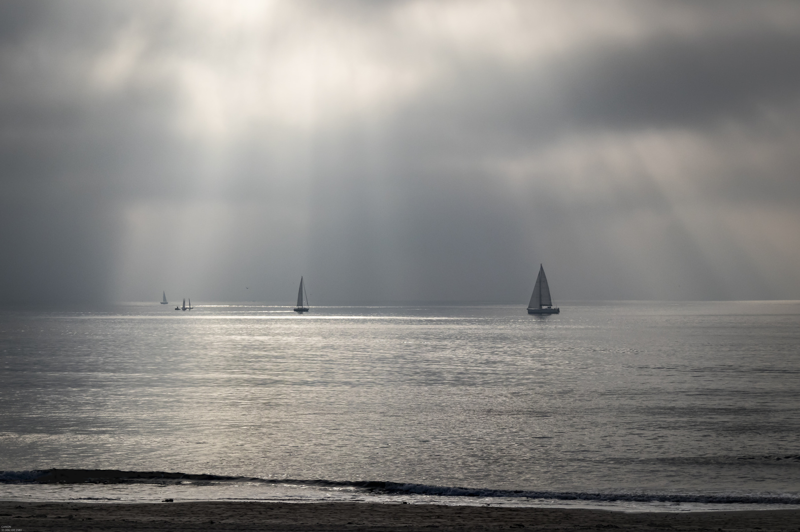 Un matin, la brume, la baie