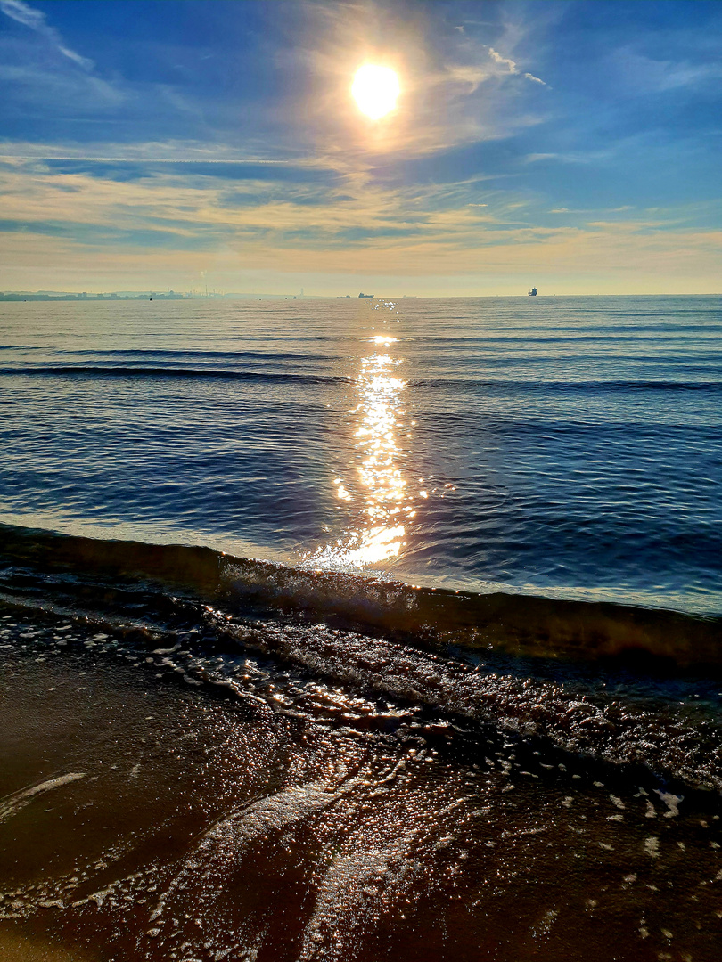 Un matin sur la plage !