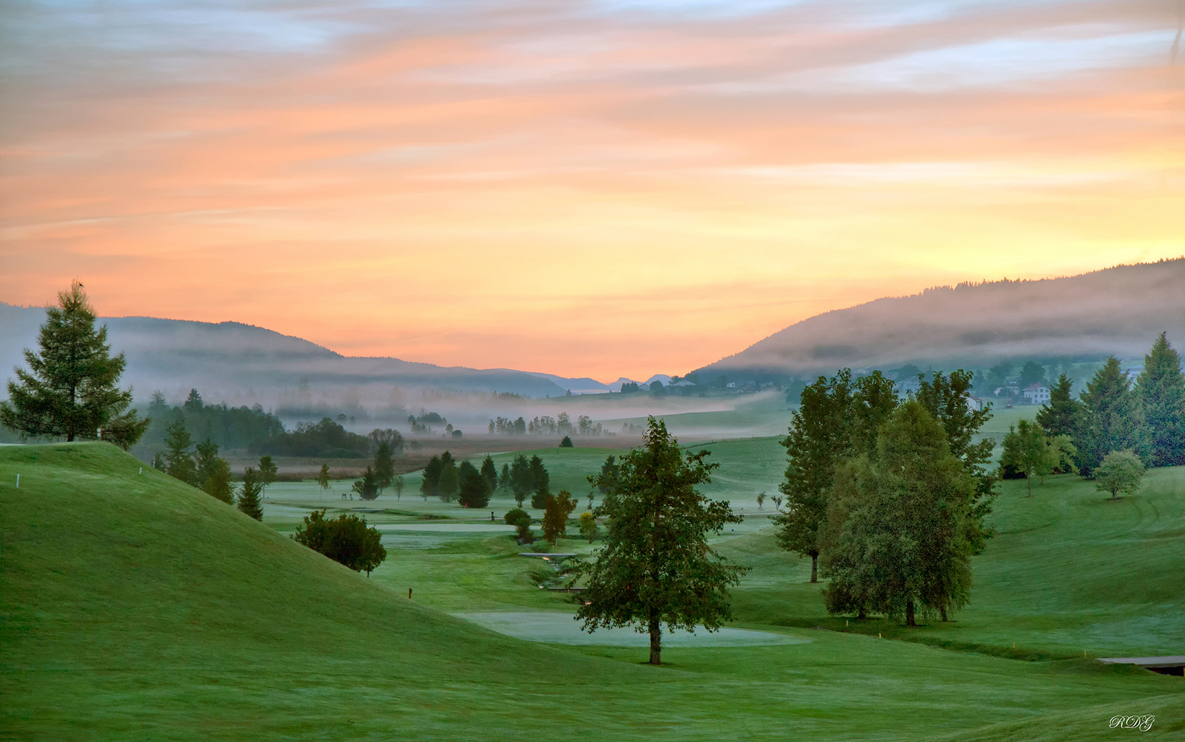 Un matin sur le green...