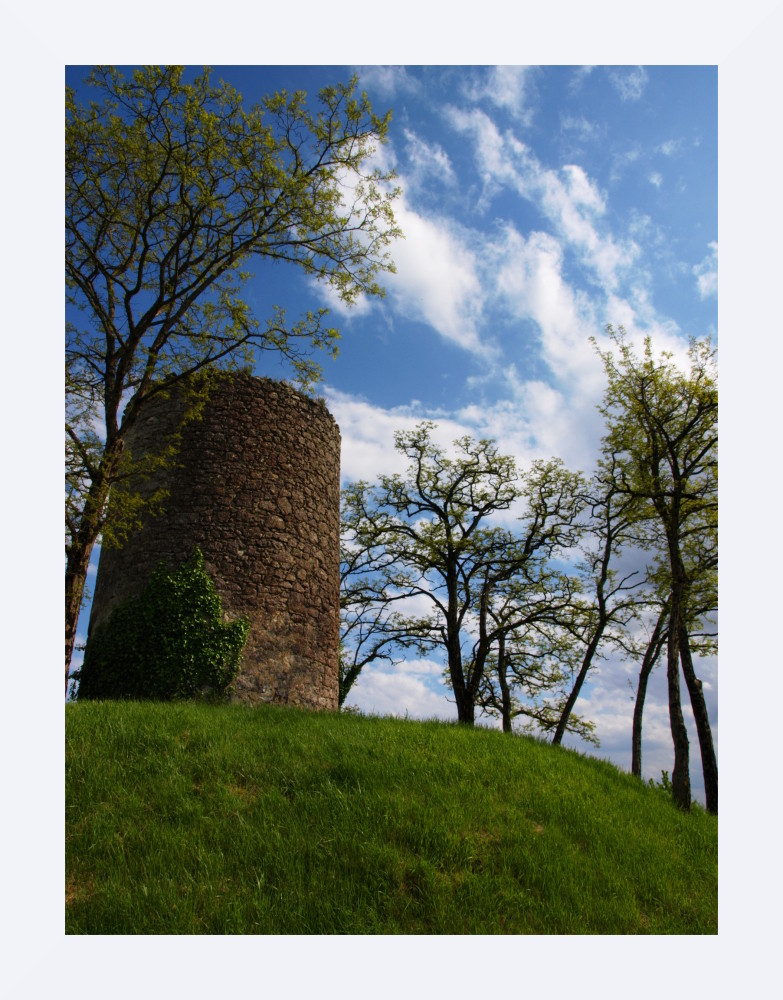 Un moulin en ruines (Aquitaine)