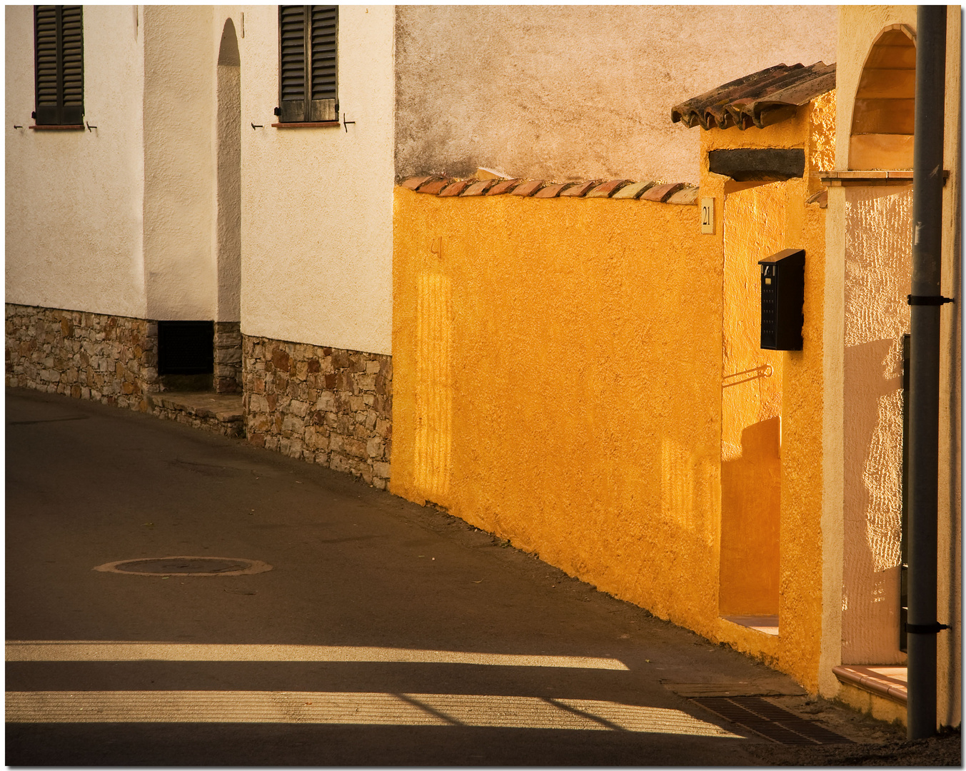 Un muro amarillo