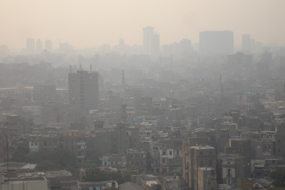 un nuage au dessus du caire,oui mais de pollution