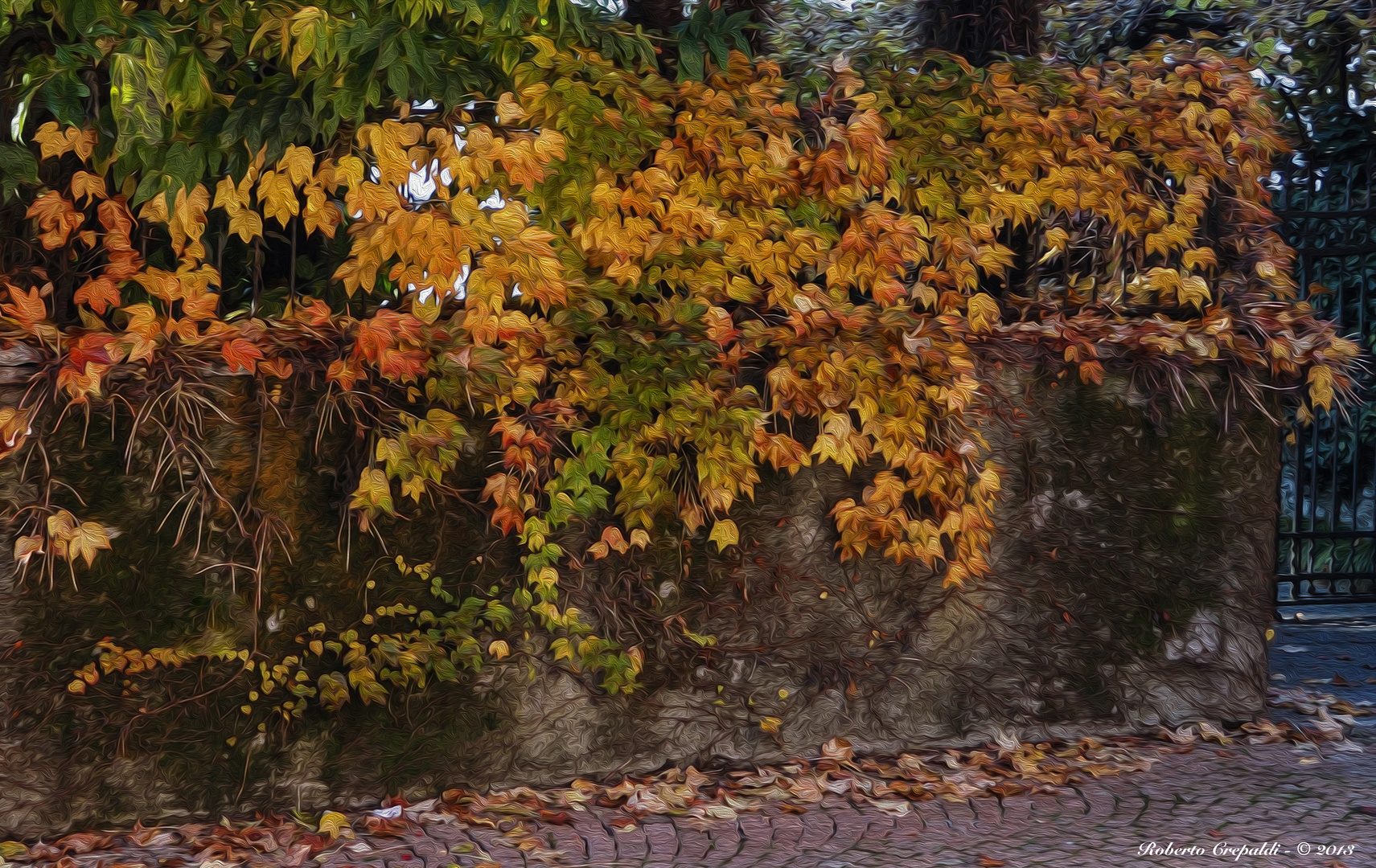 Un omaggio pittorico all'autunno che verrà