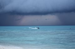 un orage approche