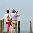 Un pantalon rouge au Cap Blanc Nez