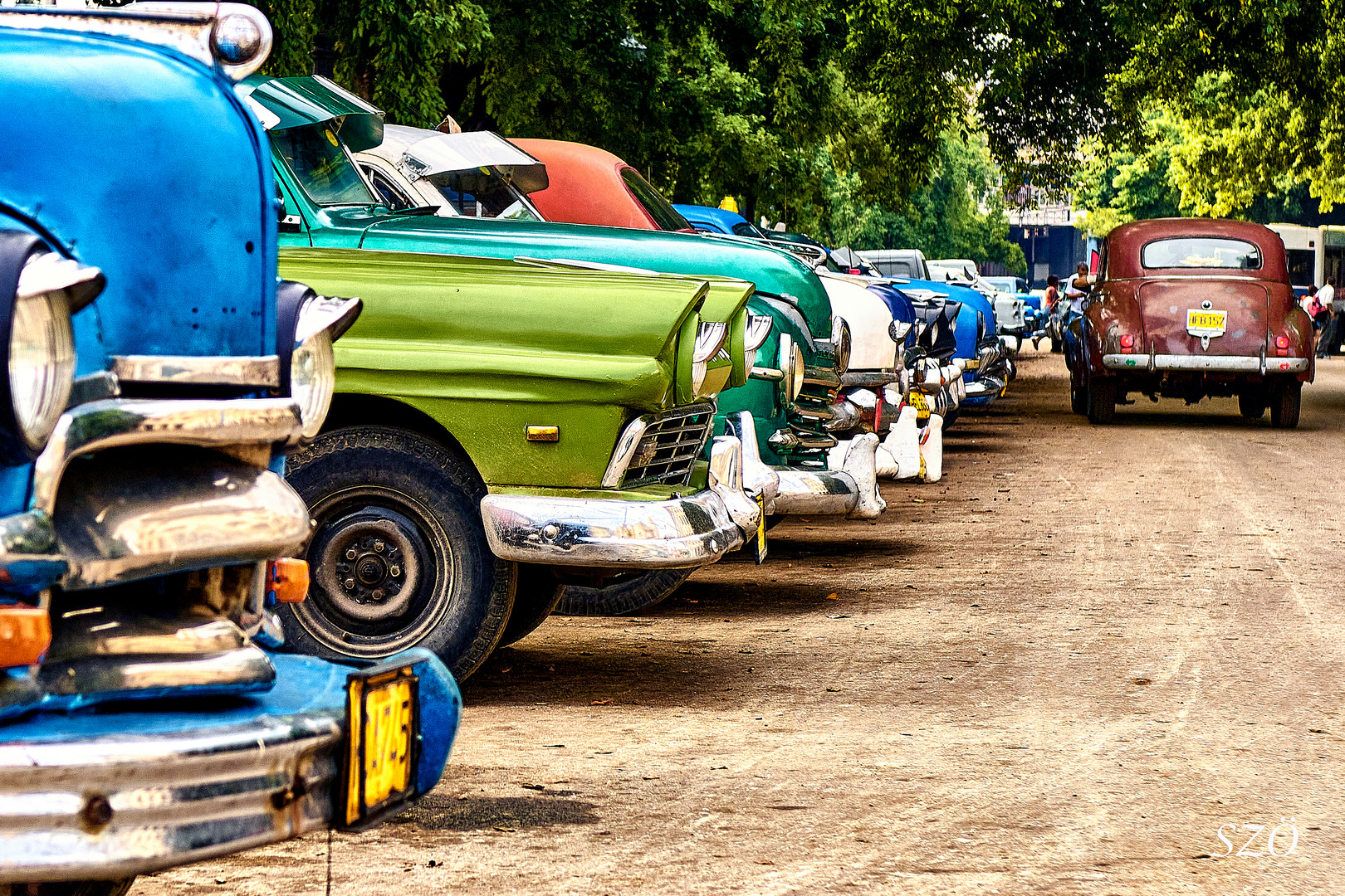 Un Parking en La Habana