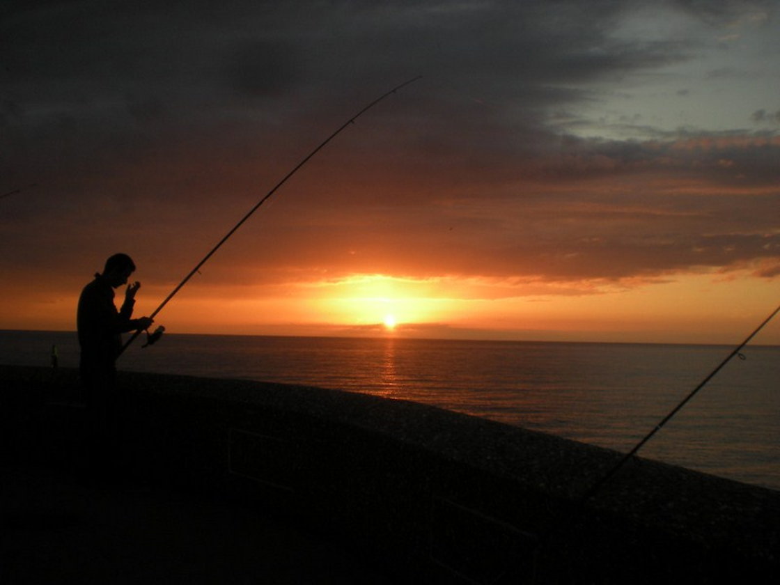 un pêcheur, un soir d'été