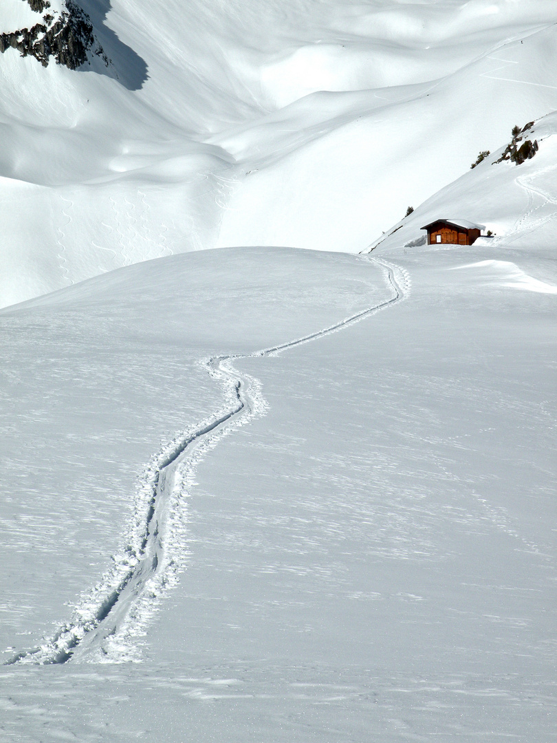 Un petit chalet ... tout au bout de la piste ...