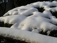 Un peu de neige à Nantes