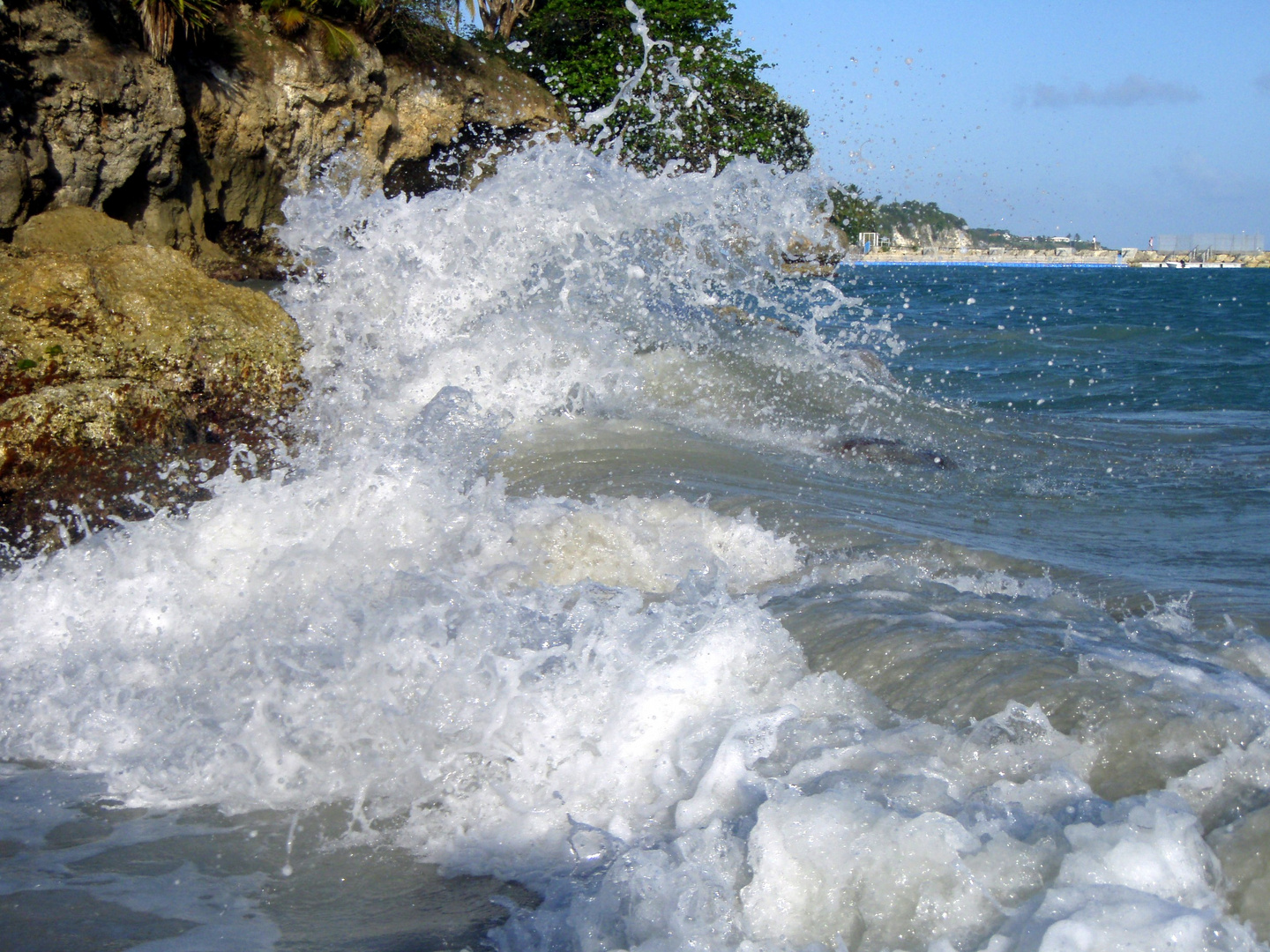 un peu de soleil dans notre eau froide