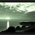 Un phare naturel sur la baie de Douardenez Finistère