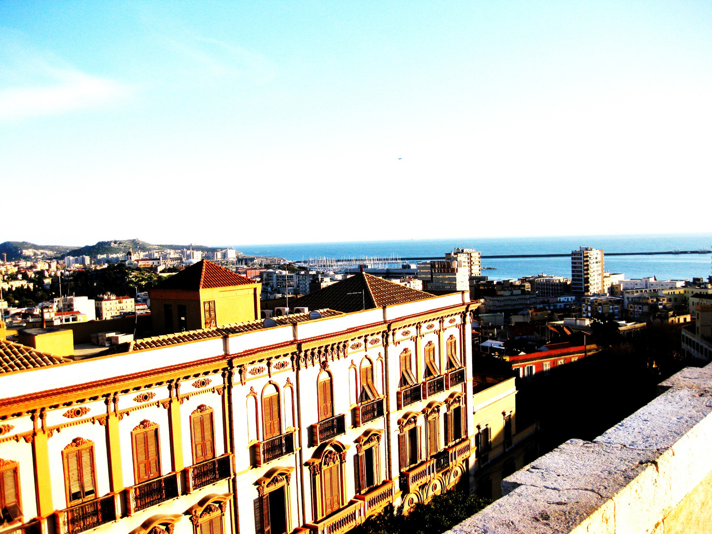 Un po' di Cagliari vista dal Bastione