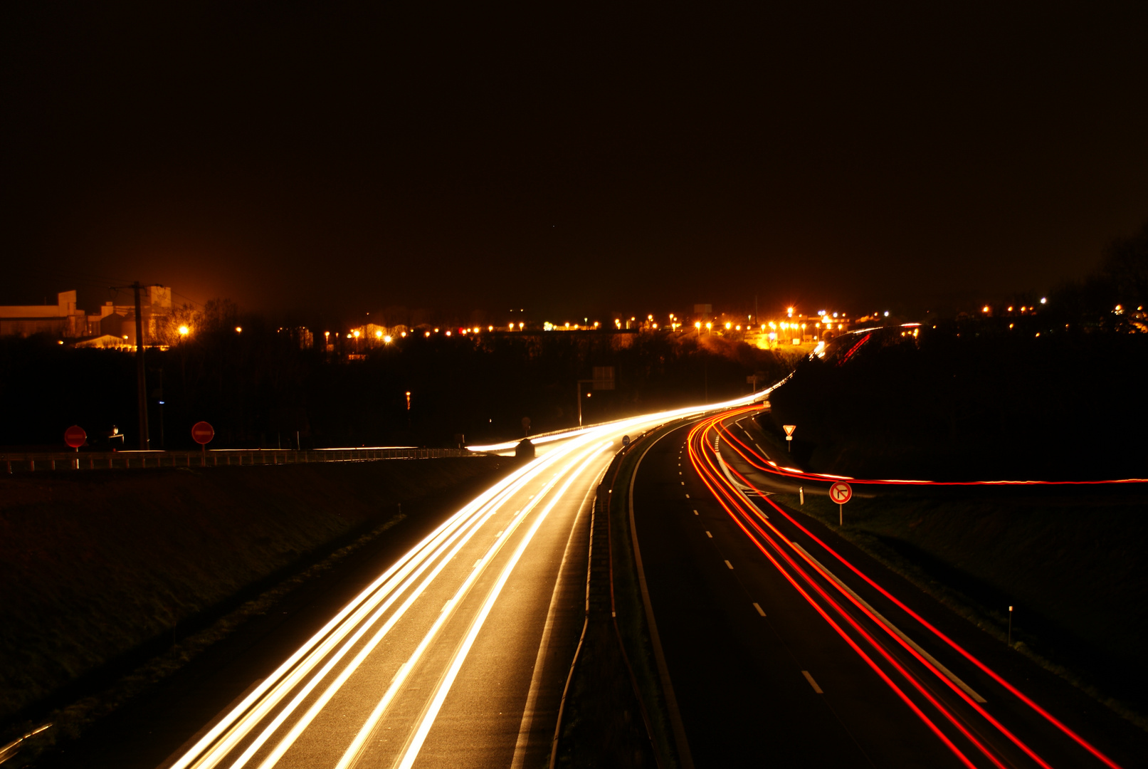 un pont by night