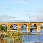 Un pont traversant Le Scorff à Lorient -Morbihan)