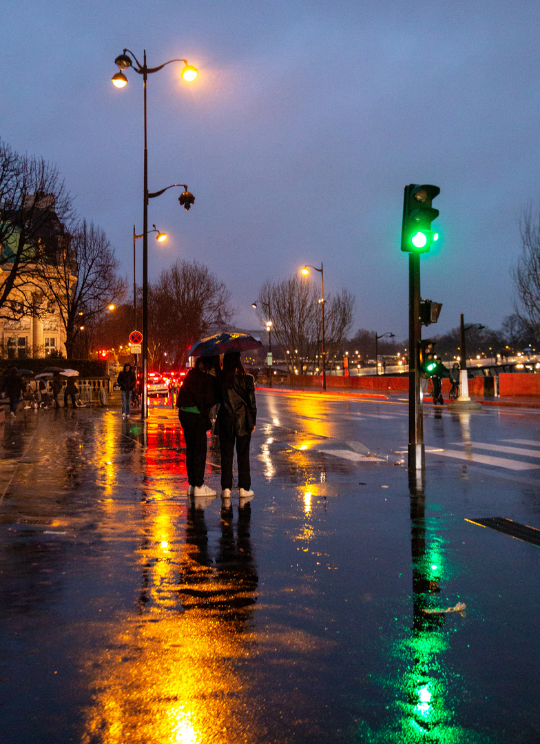 Un p'tit coin d'parapluie .