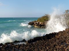 un pu déchaînée la mer !