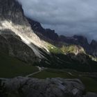 Un raggio di sole in montagna