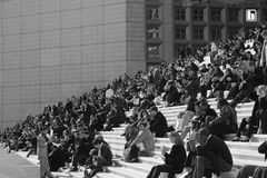 Un rayon de soleil à la Défense