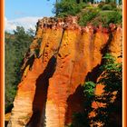 un rocher sur le pic du Roussillon....