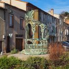 Un rond-point à Moissac (Tarn-et-Garonne)