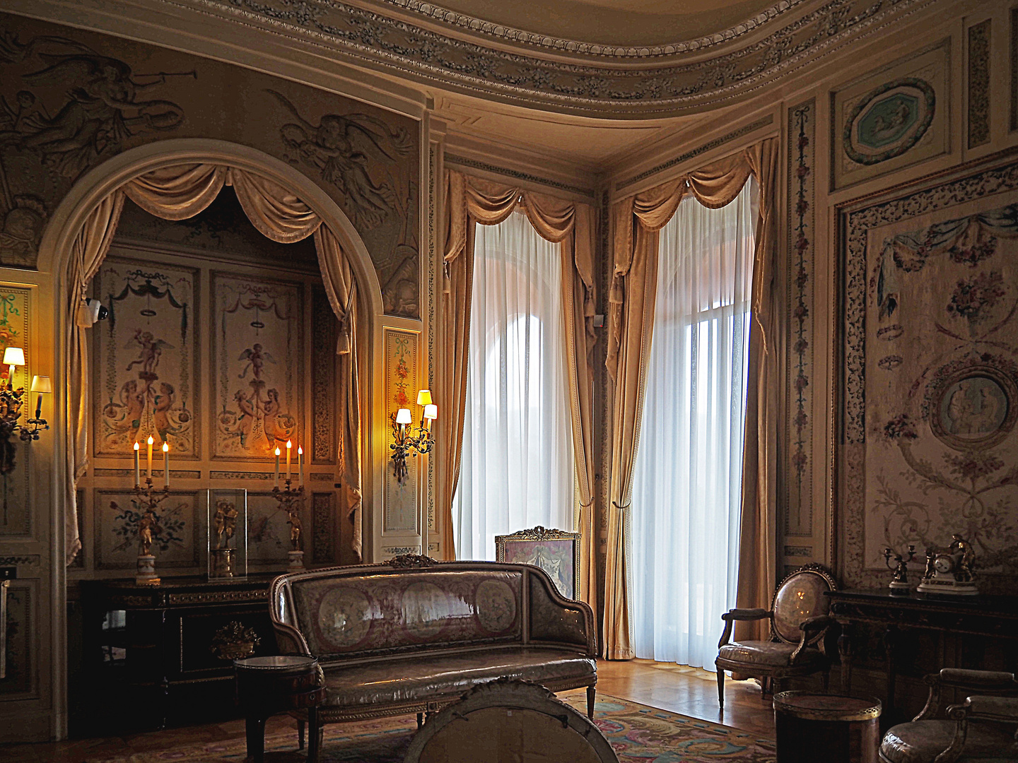 Un salon de la Villa Ephrussi Rothschild