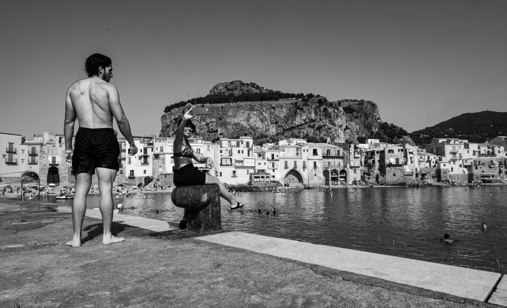 Un selfie a Cefalu