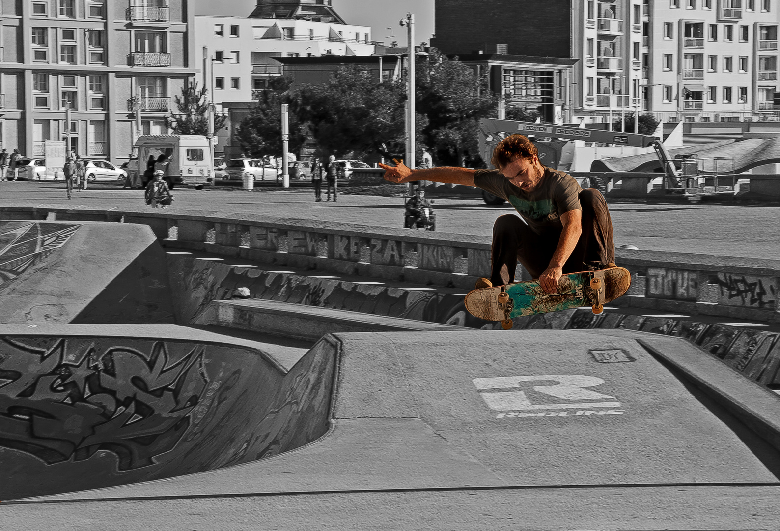 Un skater de la France