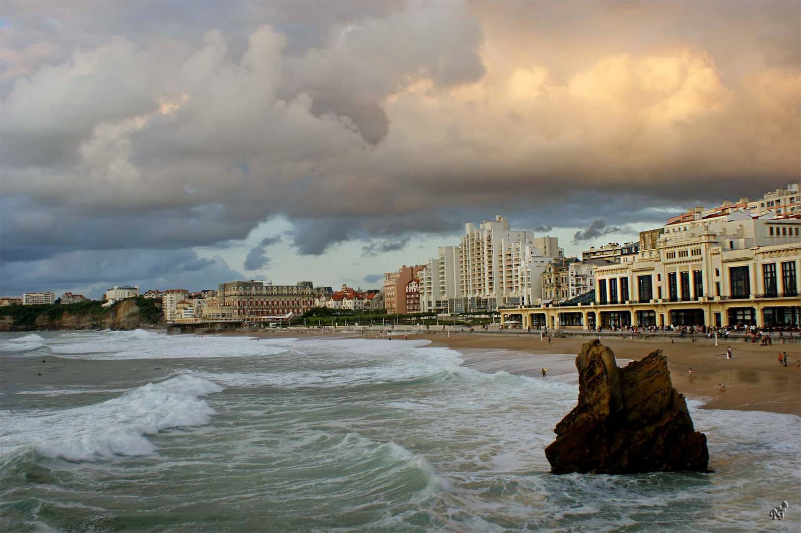 Un soir à Biarritz